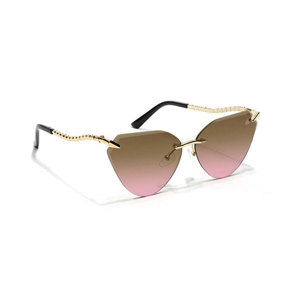 UK | Golden Dual Tone Cateye Sunglass