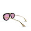 Toronto | Golden Flamingo Foldable Aviator Sunglass