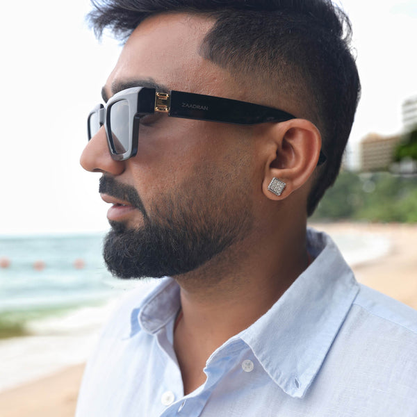 KJ | Black Oversize Sunglass
