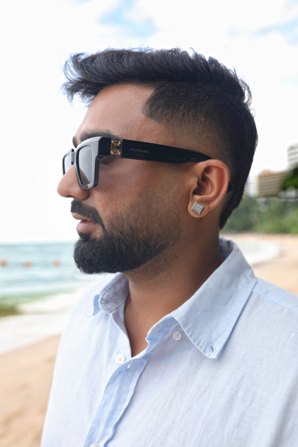 KJ | Black Oversize Sunglass