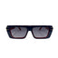 Ontario | Blue Red Rectangle Wayfarer Sunglass