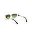 Italy | Golden Green Aviator Sunglass