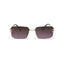 MW Rectangle| Purple Golden  Sunglasses