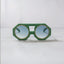 Forest Flair | Green Round Sunglass