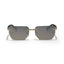 Jordan | Golden Rimless Wayfarer Sunglass