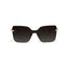 Mexico | Golden Black Rimless Oversize Sunglass