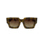 Diamond Eyes  | Leopard  Crystal Wayfarer Brown Sunglass