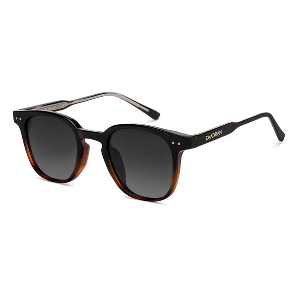 Gator I Black Brown Wayfarer Sunglass