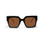 Naked Eyes | Black Brown Oversize Sunglass