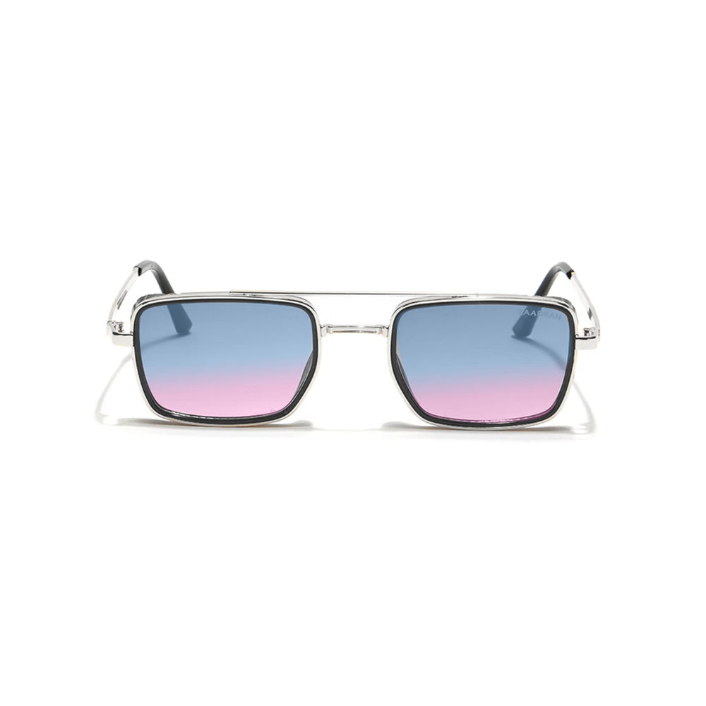 Romania | Silver Rectangle Sunglass