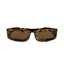 Sudan | Panther Golden Rectangle Sunglass