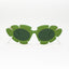 Streamline Shades | Green Round Sunglass