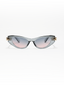 Diva | Grey Transparent Cateye Sunglass