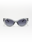 Paris | Grey Transparent Cateye Sunglass