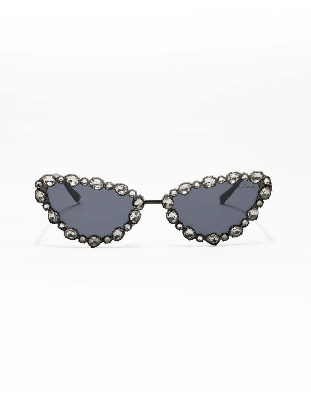 Diamond Kitty | Black Fancy Cateye Sunglass