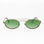 MW | Golden Green Round Sunglass