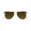 Greece | Golden Brown Aviator Sunglass