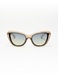 Smart Lady  | Cream Oversize Cateye Sunglass