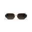 MW Continuity | Golden Black Rimless Sunglass