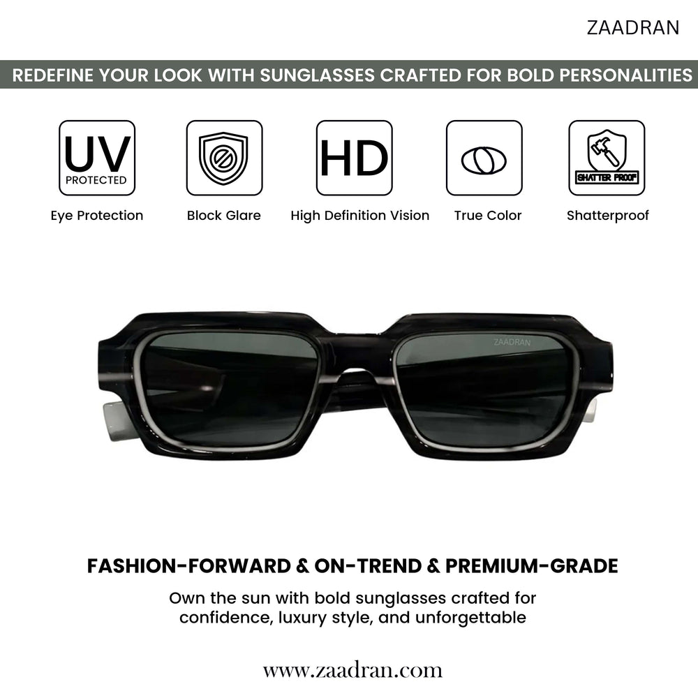 Breeze | Grey Wayfarer Sunglass