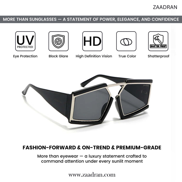Brazil | Black Wayfarer Oversize Sunglass