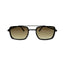 Romania | Black Brown Rectangle Sunglass