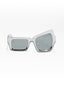 Raised Eye | Silver Trendy  Wayfarer Sunglass