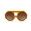 Forest Flair | Orange Round Sunglass