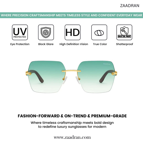 Iceland | Green Wayfarer Sunglass