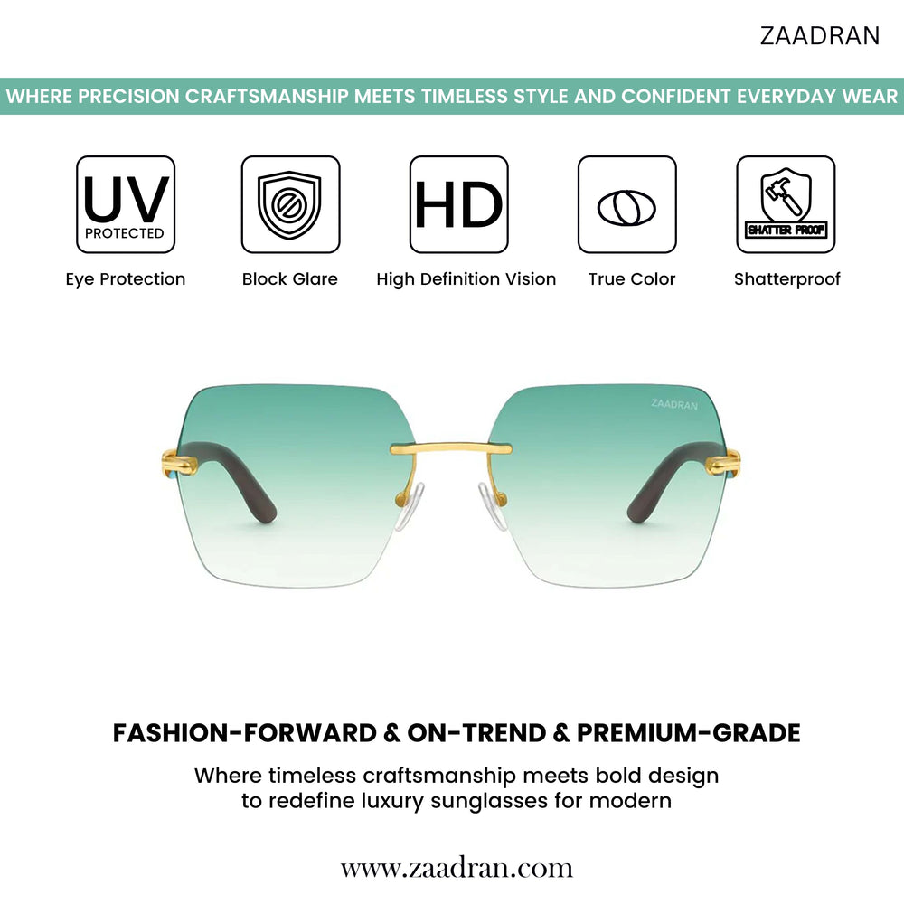 Iceland | Green Wayfarer Sunglass