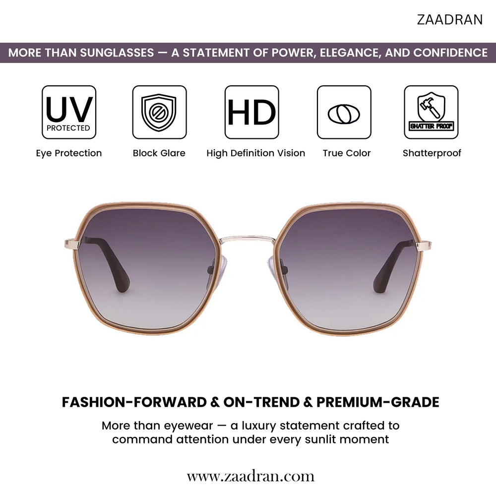 Germany | Brown Wine Oversize Sunglass