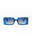 Lisbon  | Blue Rectangle Wayfarer Sunglass