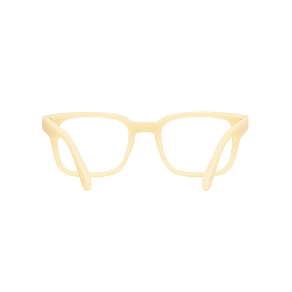 Argentina | Cream Transparent Wayfarer Sunglass