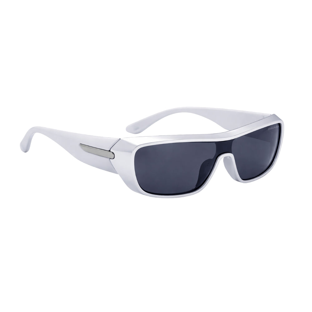 Persian | White Edge Aviator Sunglass