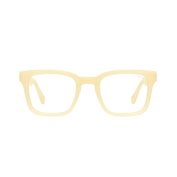 Argentina | Cream Transparent Wayfarer Sunglass