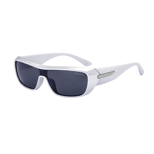 Persian | White Edge Aviator Sunglass