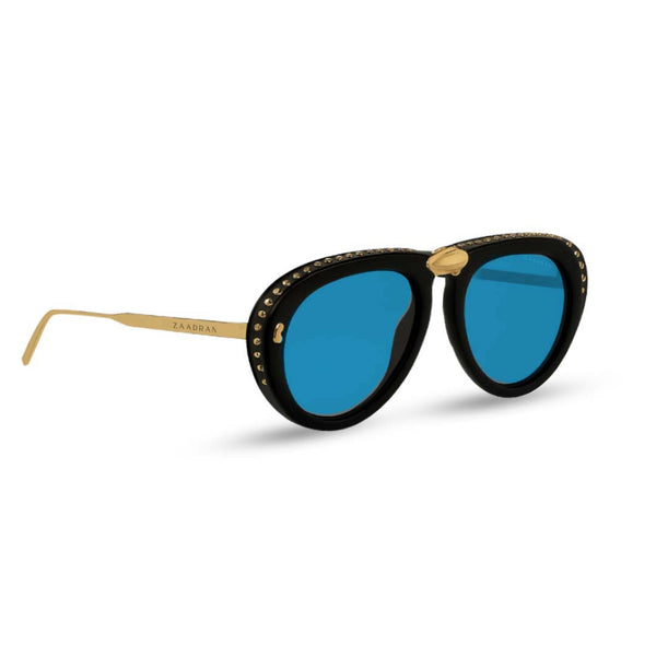 Toronto | Golden Morpho Foldable Aviator Sunglass