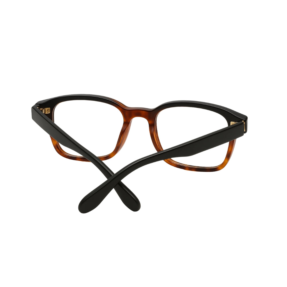 Portugal | Black Leopard Transparent Aviator Sunglass