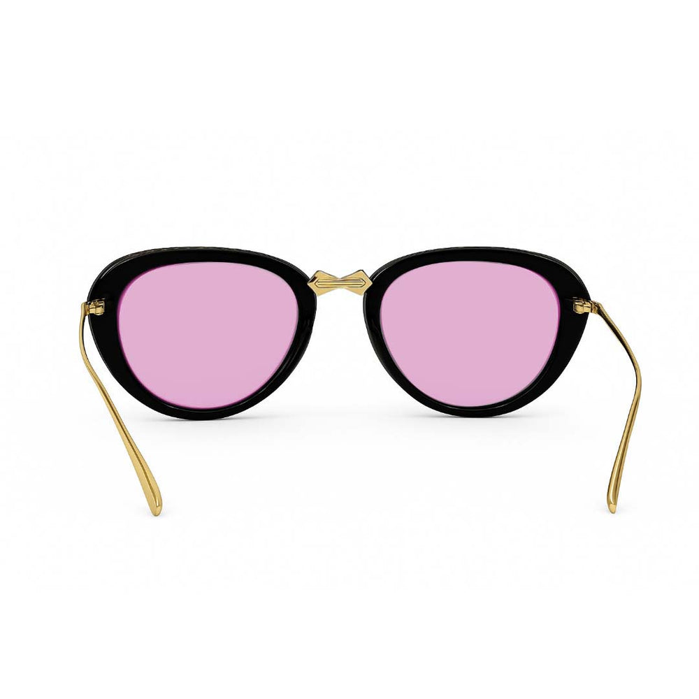 Toronto | Golden Flamingo Foldable Aviator Sunglass