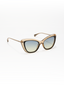 Smart Lady  | Cream Oversize Cateye Sunglass