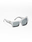 Raised Eye | Silver Trendy  Wayfarer Sunglass