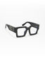 Diamond Eyes | Black Crystal Wayfarer Transparent Sunglass