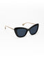 Smart Lady | Black Cateye Oversize Sunglass