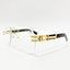 Tbilisi | White Transparent Rimless Wayfarer Sunglass