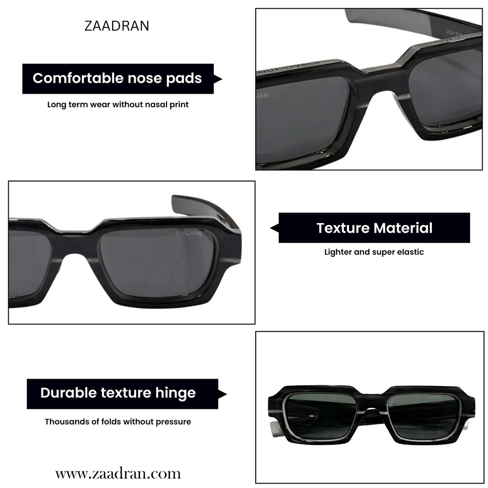 Breeze | Grey Wayfarer Sunglass