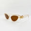 Diva | Rose Gold Transparent Cateye Sunglass