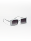 Lisbon  | White Wayfarer Sunglass