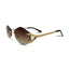 Rose Kiss | Brown Rimless Sunglass