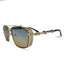 Sweden | Golden Blue Dual Tone Aviator Sunglass