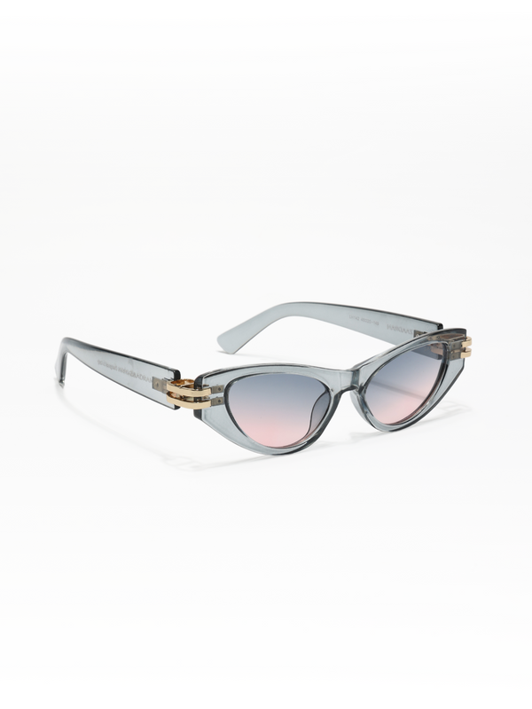 Diva | Grey Transparent Cateye Sunglass